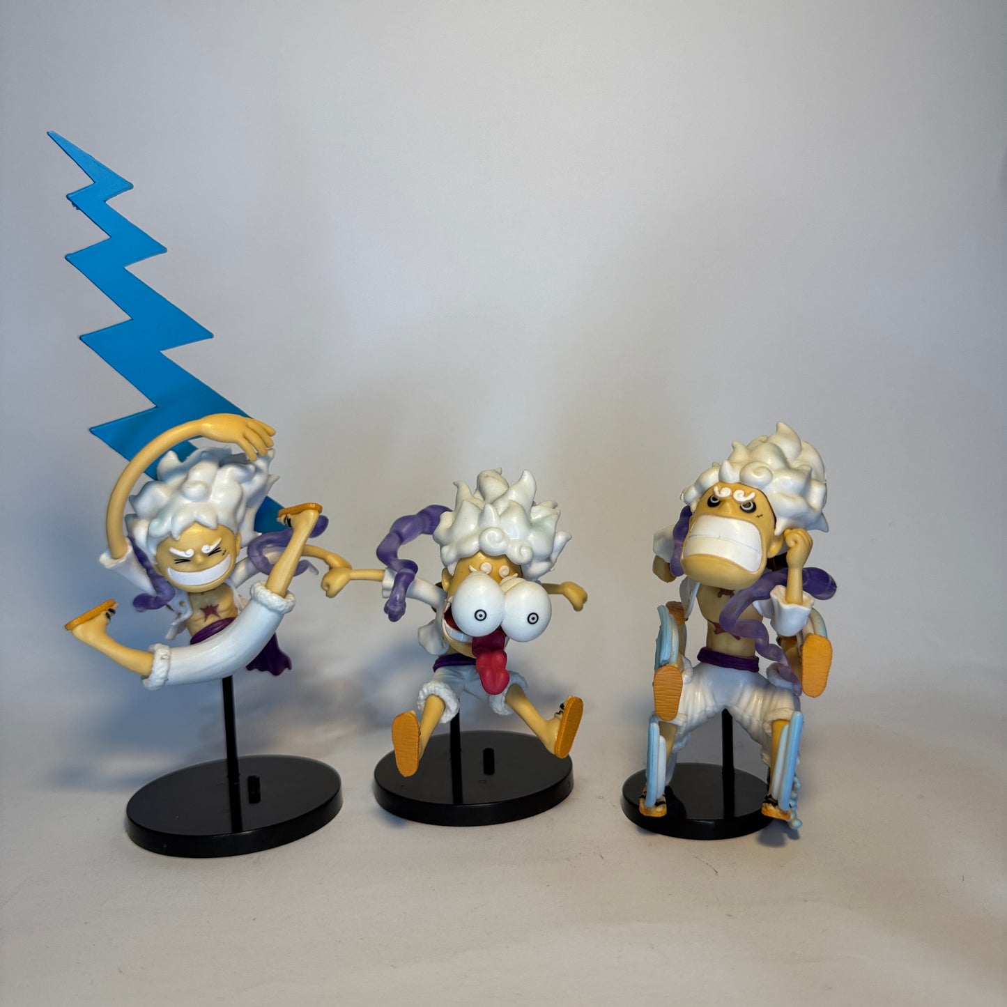 Action Figure Luffy Kit 3 peças - One Piece