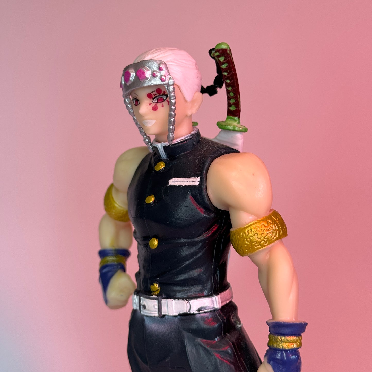 Action Figure Tengen Uzui – Demon Slayer, 16 cm PVC