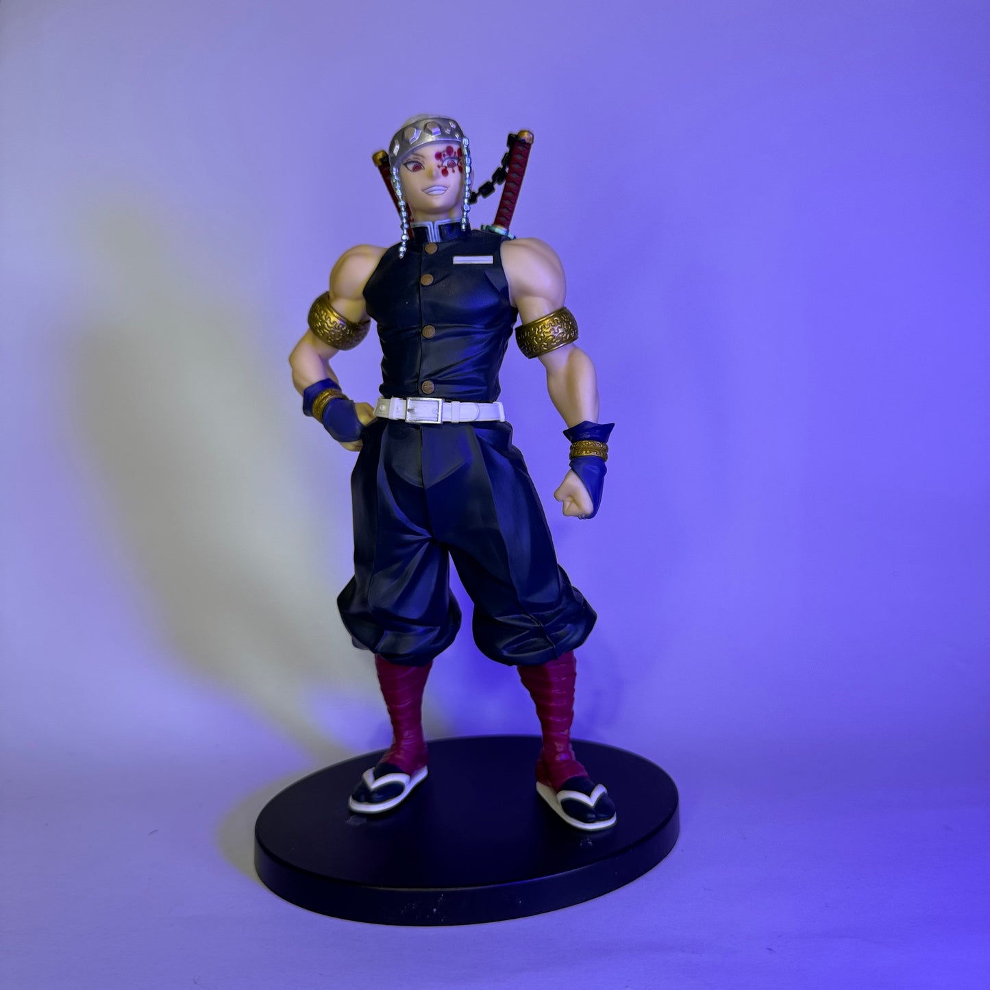 Action Figure Tengen Uzui – Demon Slayer, 19 cm Bandai PVC