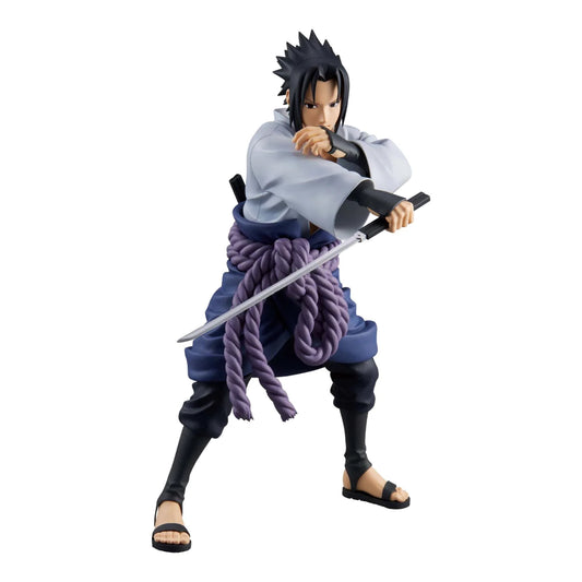 Sasuke Uchiha Banpresto 25cm PVC Naruto Colecionável