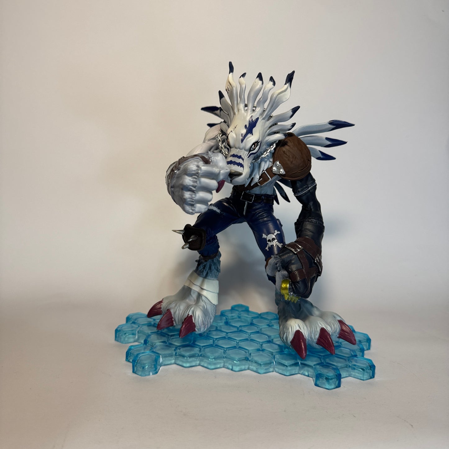Action Figure Weregarurumon 18cm Digimon Colecionável