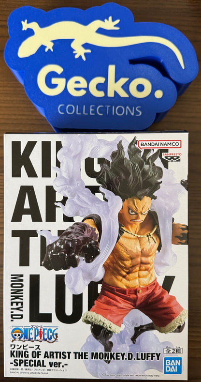 Figure Luffy Gear 4 Snake Man One Piece Banpresto King of Artists 14cm