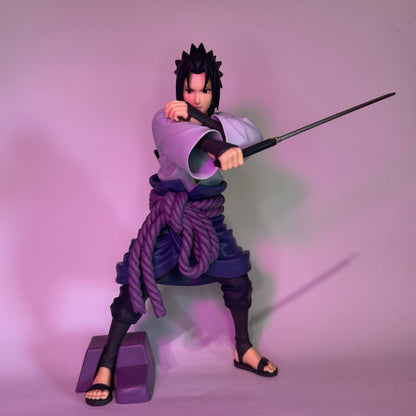 Sasuke Uchiha Banpresto 25cm PVC Naruto Colecionável