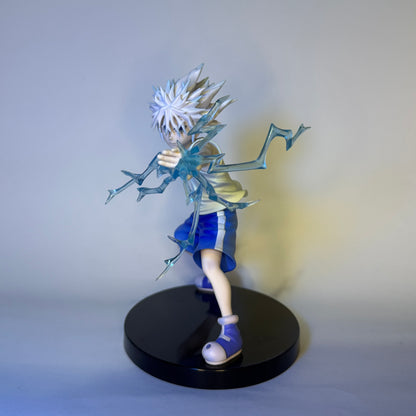 Action Figure Killua Zoldyck com Efeito Relâmpago - Hunter x Hunter - 15cm Detalhes Premium