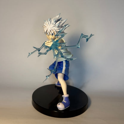 Action Figure Killua Zoldyck com Efeito Relâmpago - Hunter x Hunter - 15cm Detalhes Premium