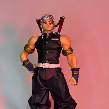 Action Figure Tengen Uzui – Demon Slayer, 19 cm Bandai PVC