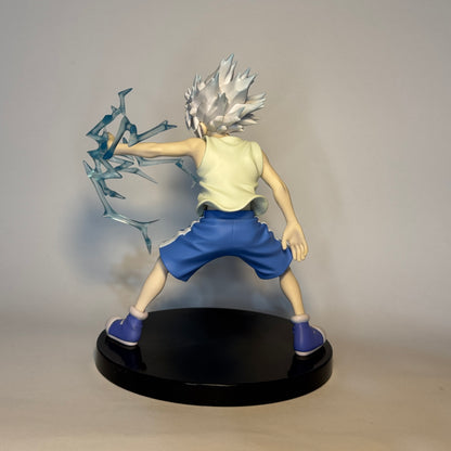 Action Figure Killua Zoldyck com Efeito Relâmpago - Hunter x Hunter - 15cm Detalhes Premium
