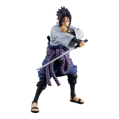 Sasuke Uchiha Banpresto 25cm PVC Naruto Colecionável