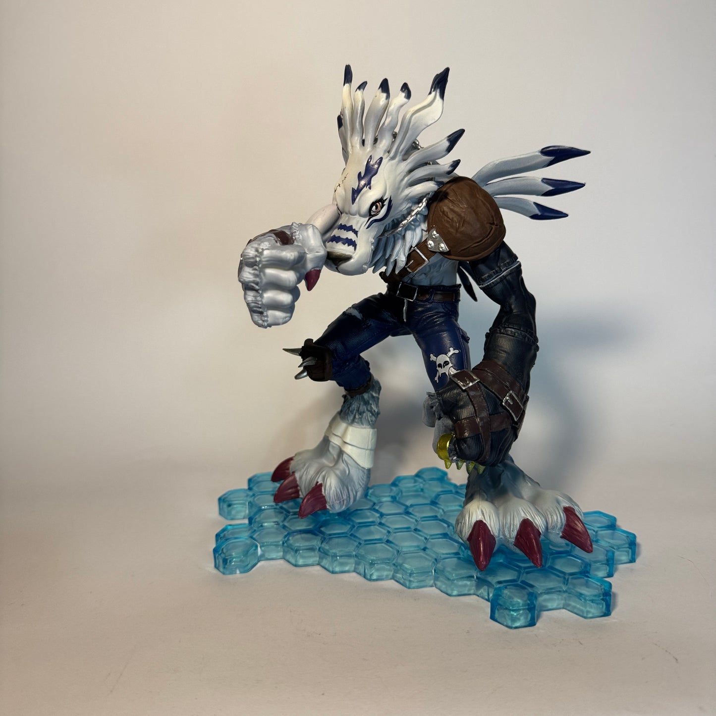 Action Figure Weregarurumon 18cm Digimon Colecionável