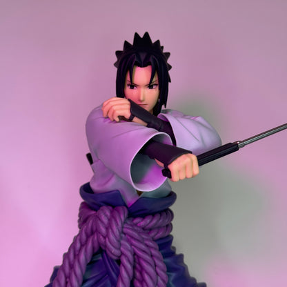 Sasuke Uchiha Banpresto 25cm PVC Naruto Colecionável